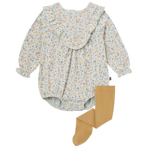Bubble Romper and Tights Set (Baby)