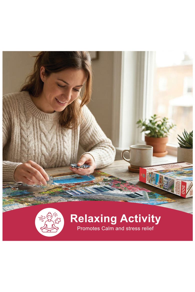 Afternoon Escape 500 Piece Jigsaw Puzzle, Alternate, color, Multicolor