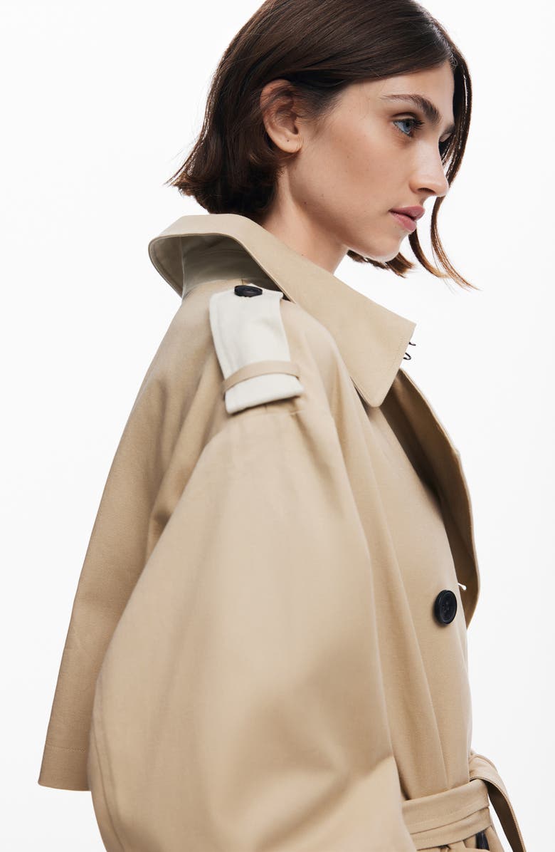 Desigual Colonia Cotton Trench Coat, Alternate, color,