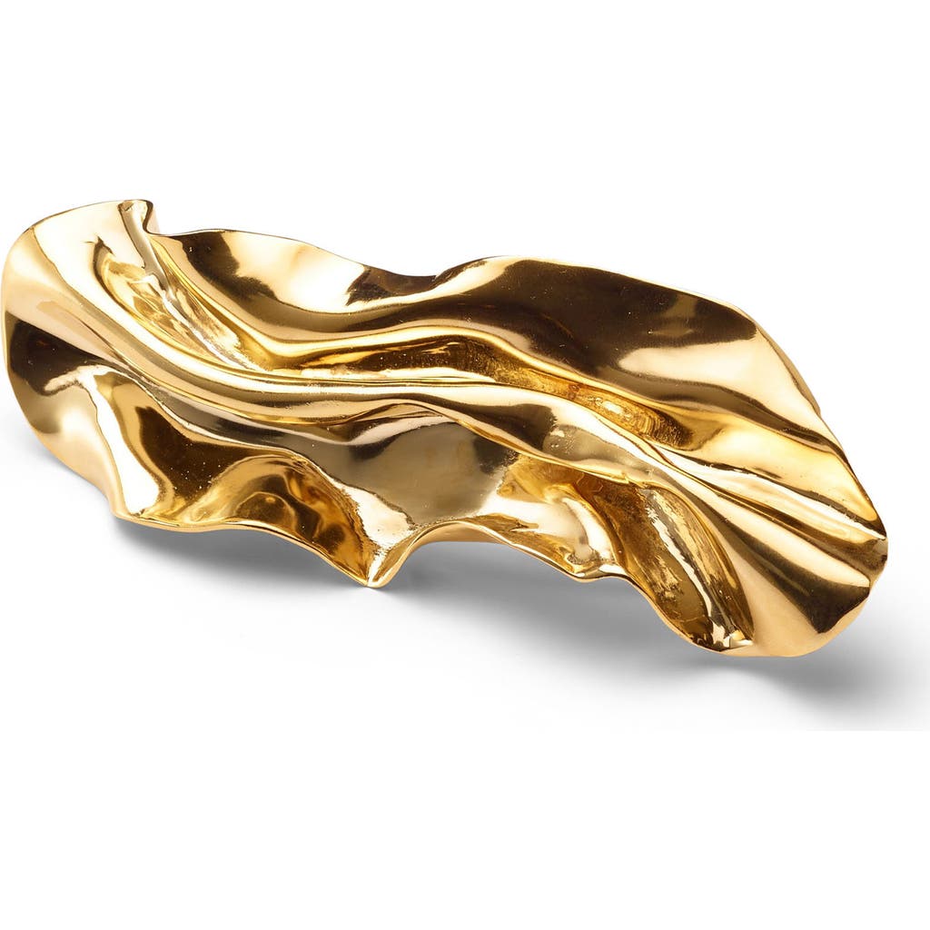 Lelet Ny Draped Barrette In Gold