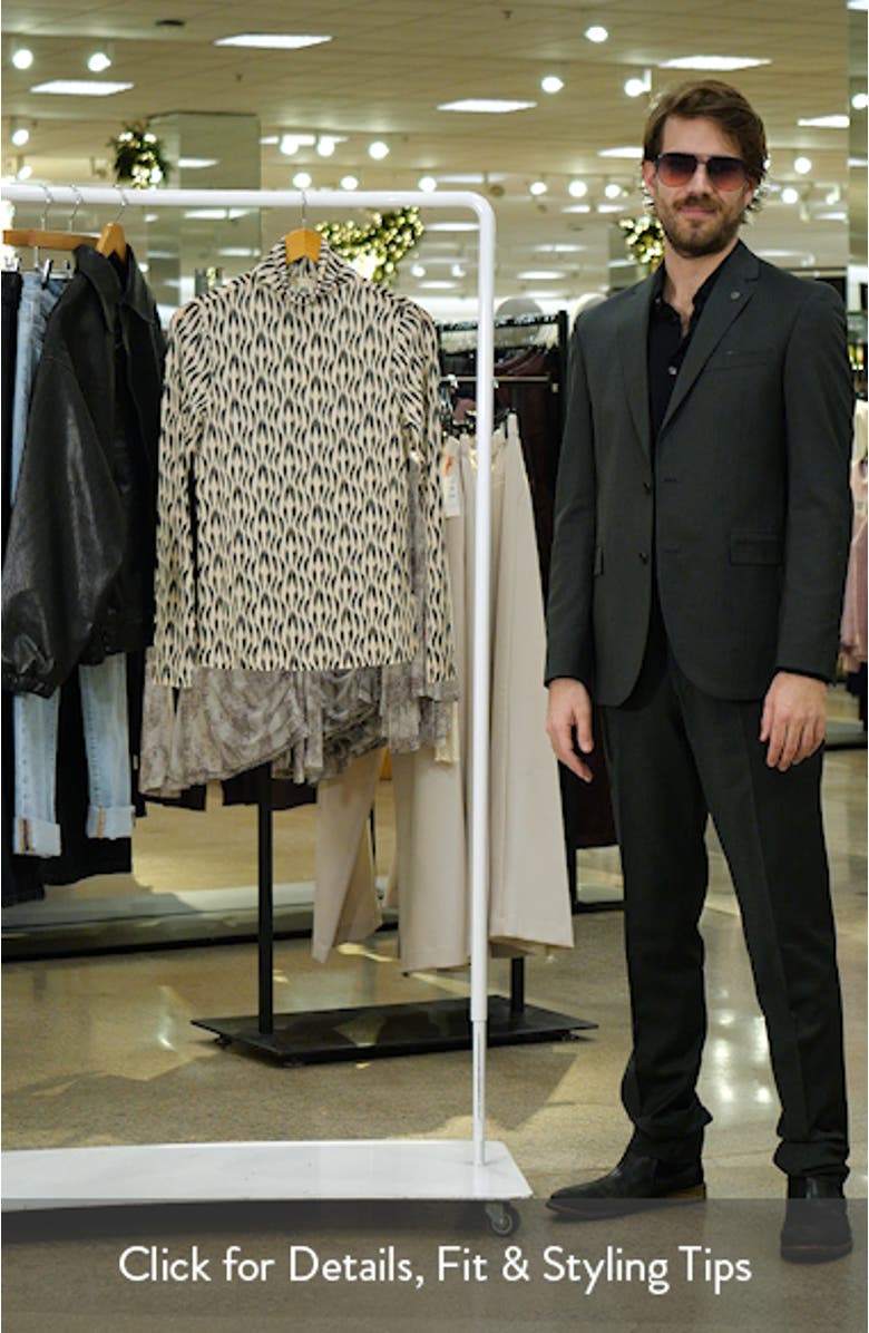 Aurelia Funnel Neck Jersey Top, sales video thumbnail