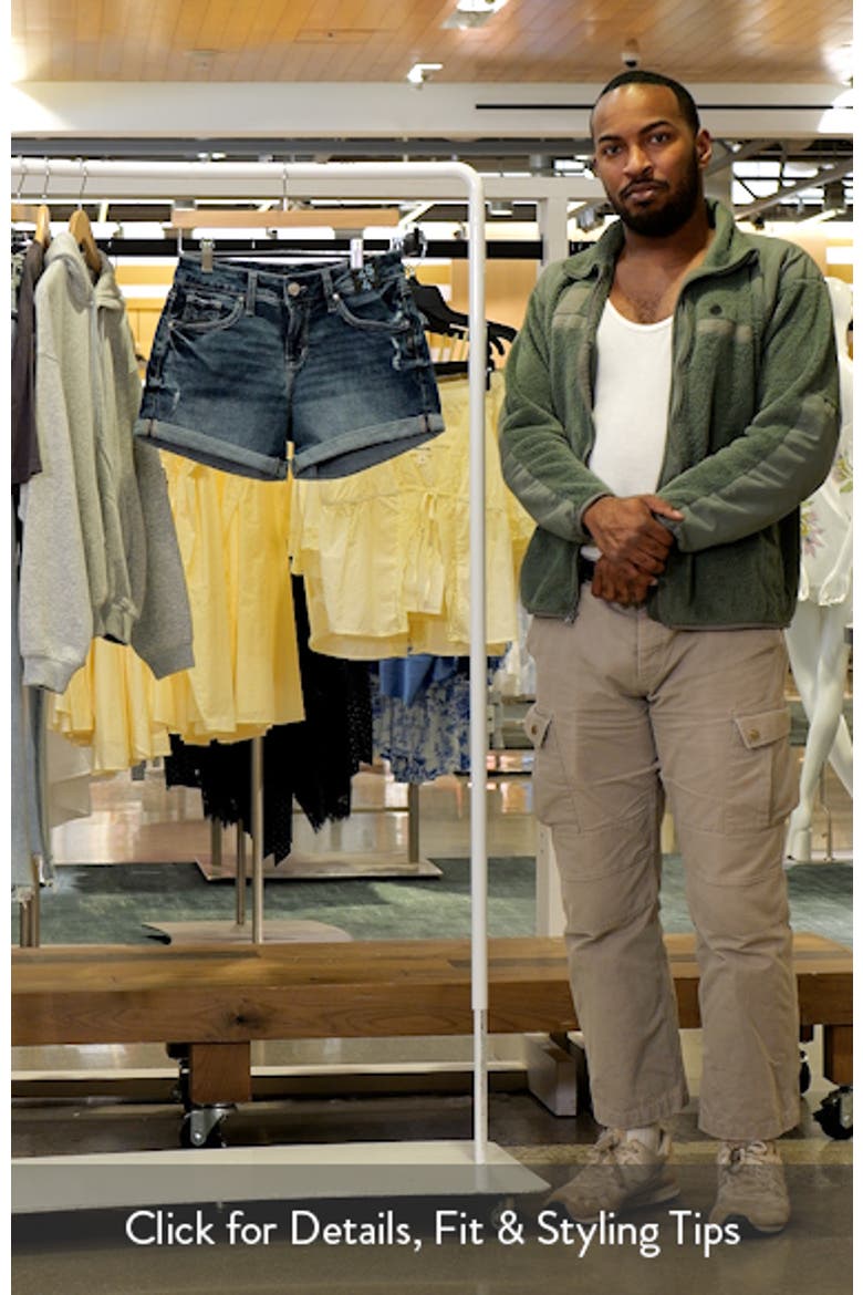 Mid Rise Denim Boyfriend Shorts video