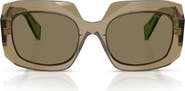 Prada 55mm Square Sunglasses