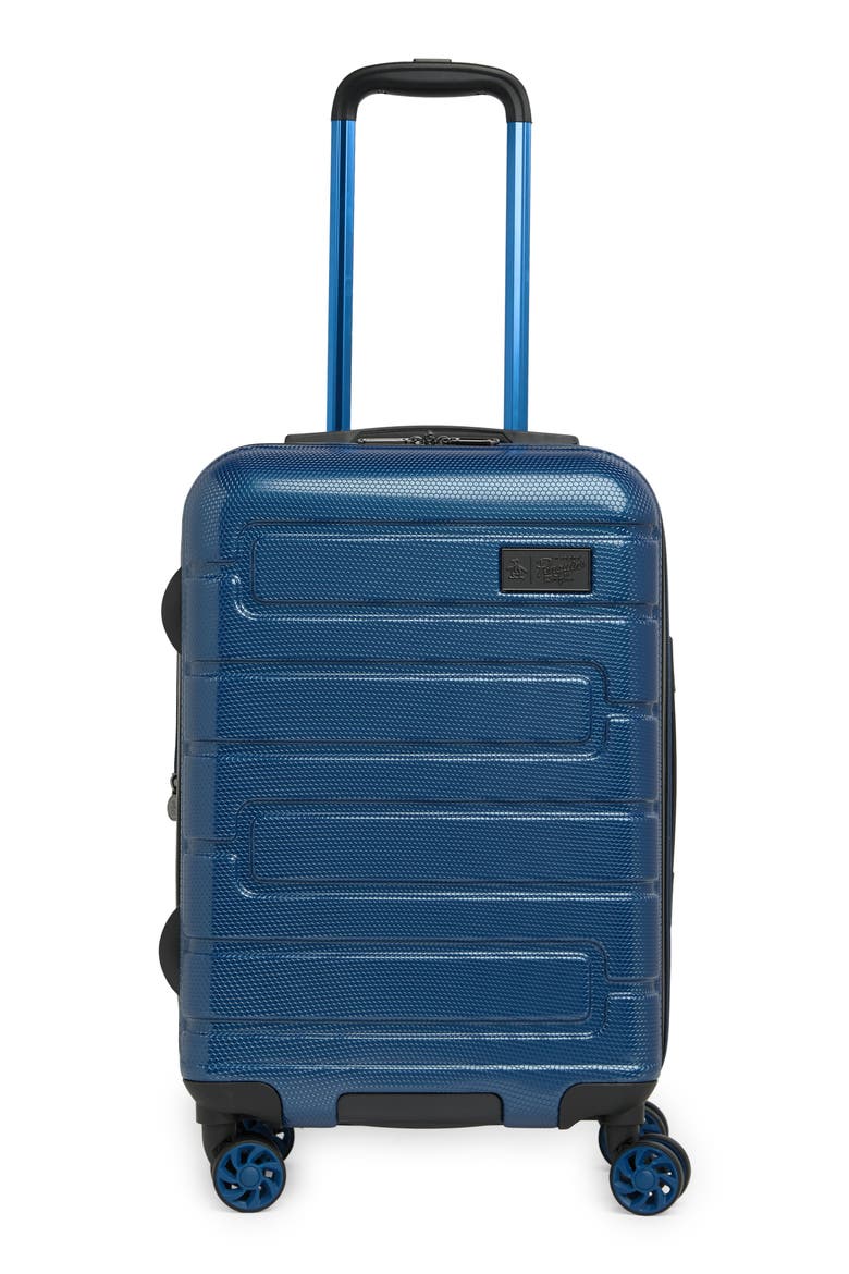 Crimson 21" Expandable Hardside Carry-On Spinner - Blue, Main, color, BLUE