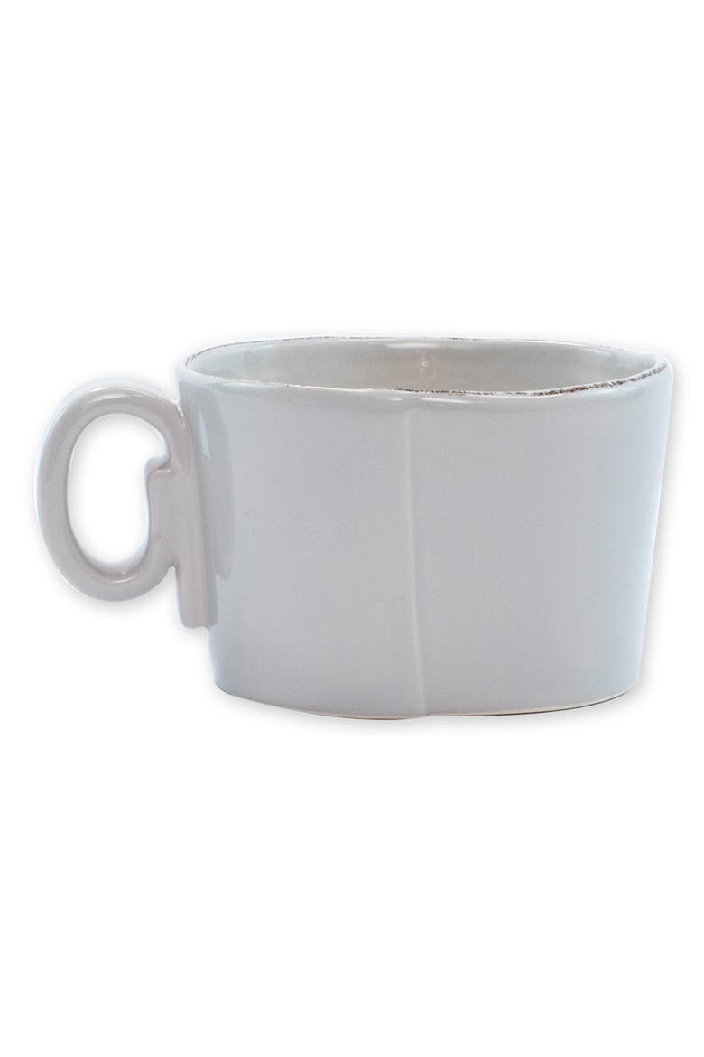 Lastra Jumbo Stoneware Cup, Main, color, LIGHT GRAY