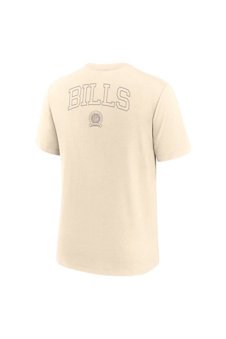Men's Nike Cream Buffalo Bills Glory Tri-Blend T-Shirt, Alternate, color, Cream
