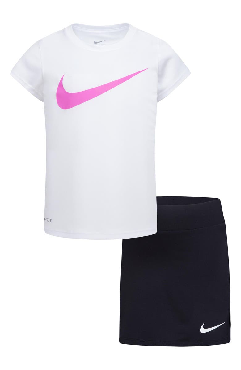 Nike Kids' Dri-FIT Scooter T-Shirt & Shorts Set, Main, color, Black