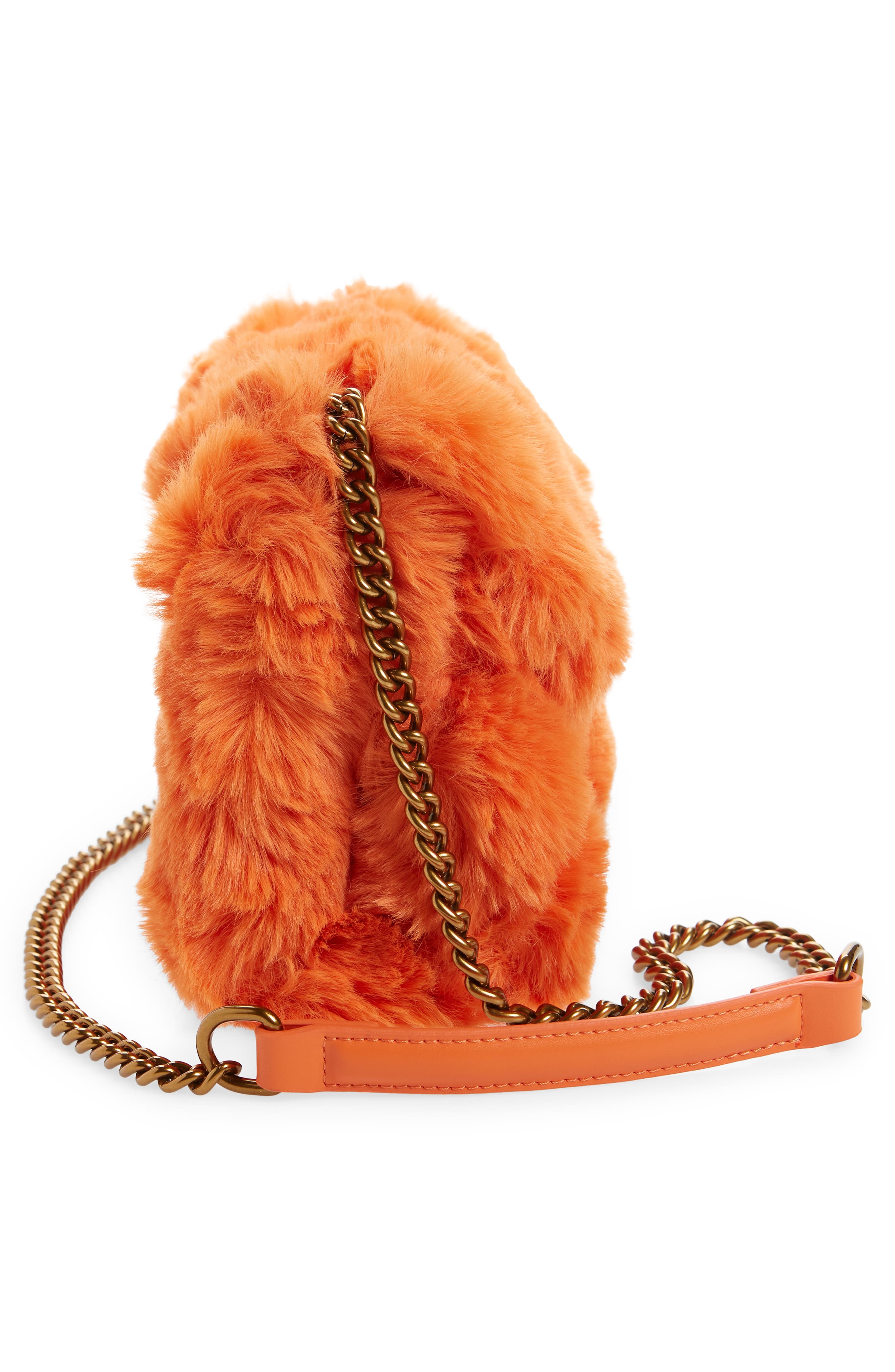 Kurt Geiger London Medium Kensington Faux Fur Crossbody Bag, Alternate, color, 