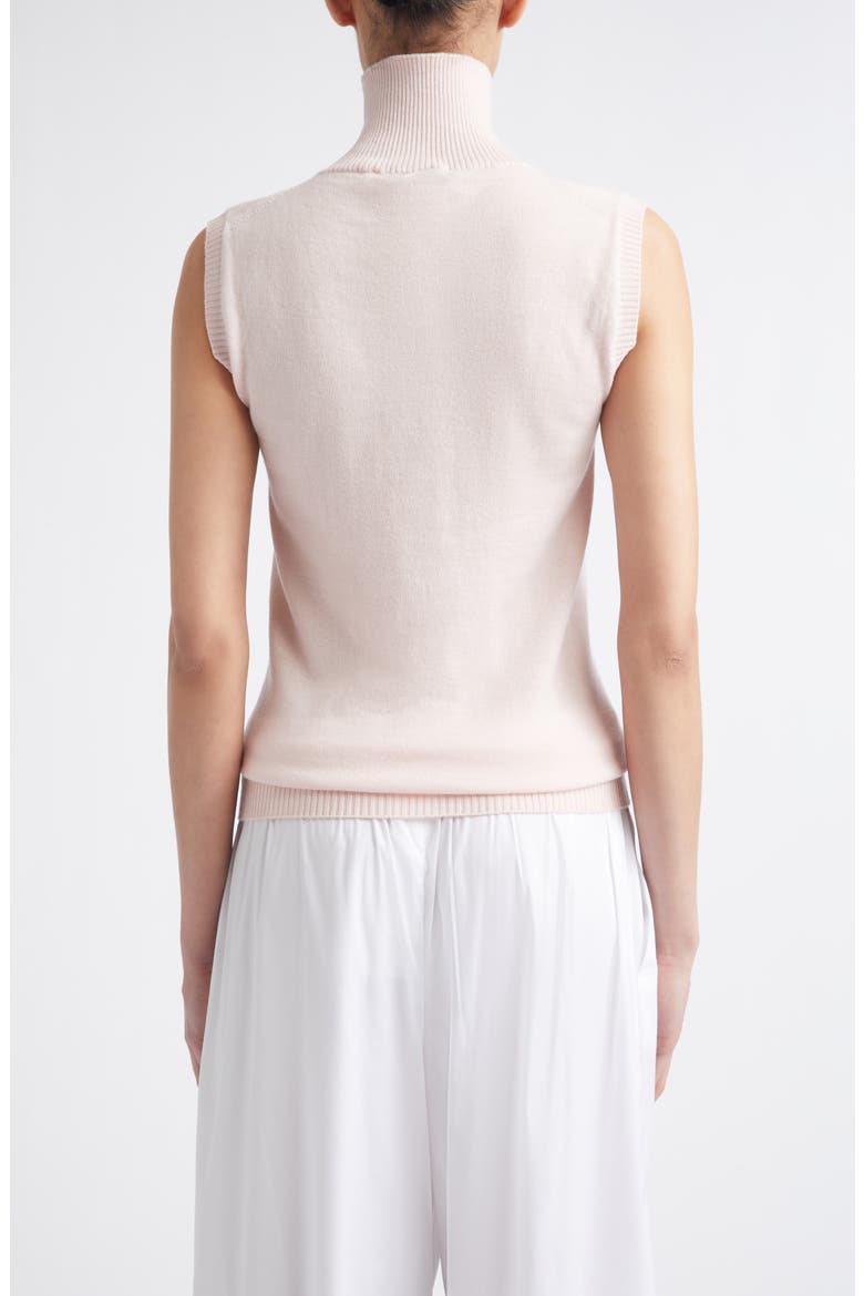 Eschimo Sleeveless Wool Turtleneck Sweater, Alternate, color, PINK
