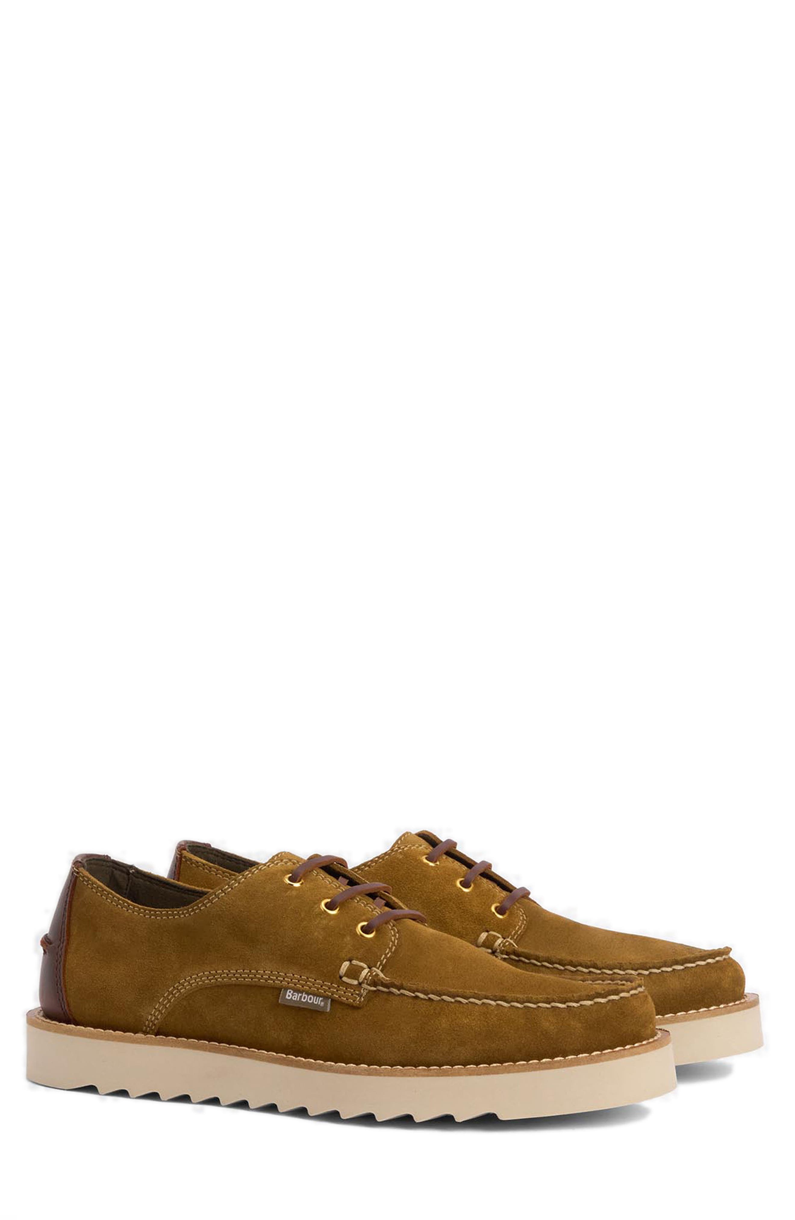 Barbour Aydon Derby, Main, color, Toffee Suede