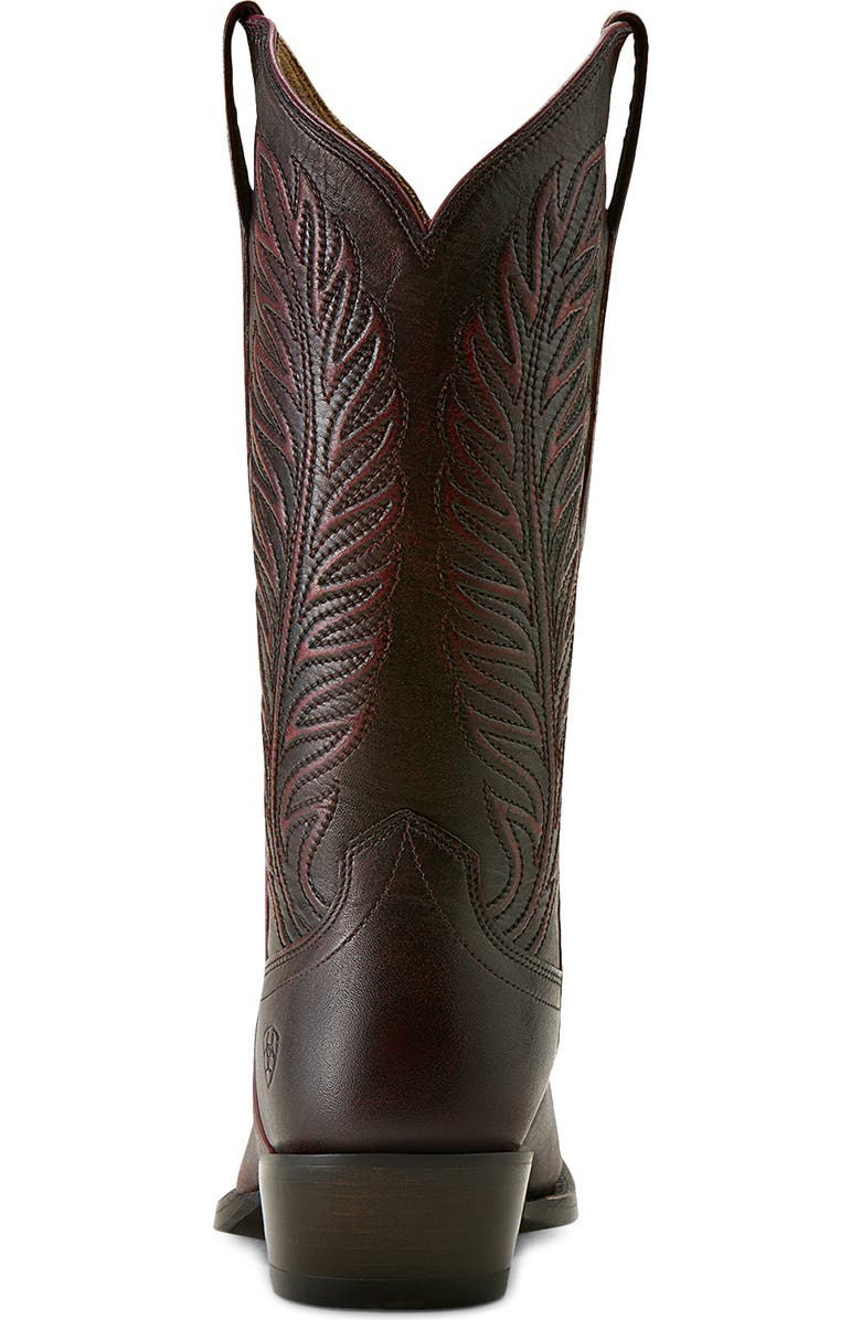 Ariat Bowman X Toe Cowboy Boot, Alternate, color, Black Cherry