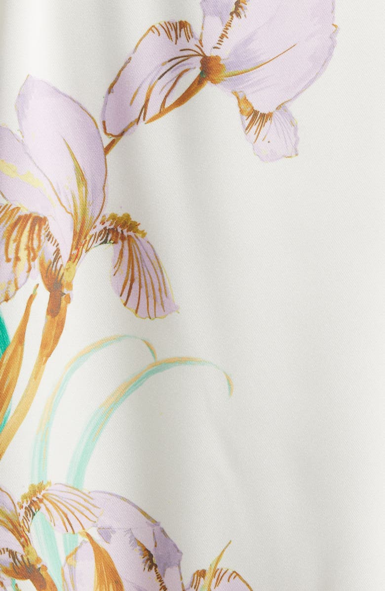 KOBI HALPERIN Trace Floral Tie Waist Dress, Alternate, color, 