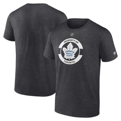 Men's Fanatics Heather Charcoal Toronto Maple Leafs Authentic Pro Core Secondary T-Shirt