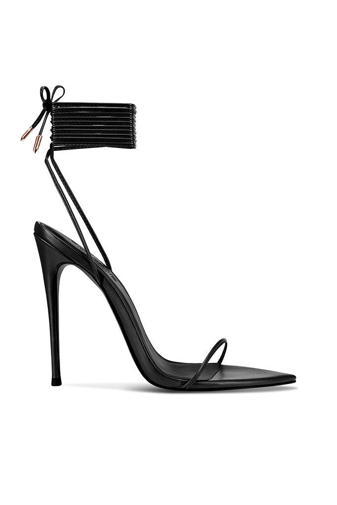 FEMME Luce Minimale Sandal, Main, color, Black