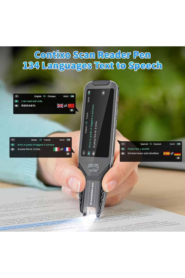 Translator Pen, Alternate, color, Grey