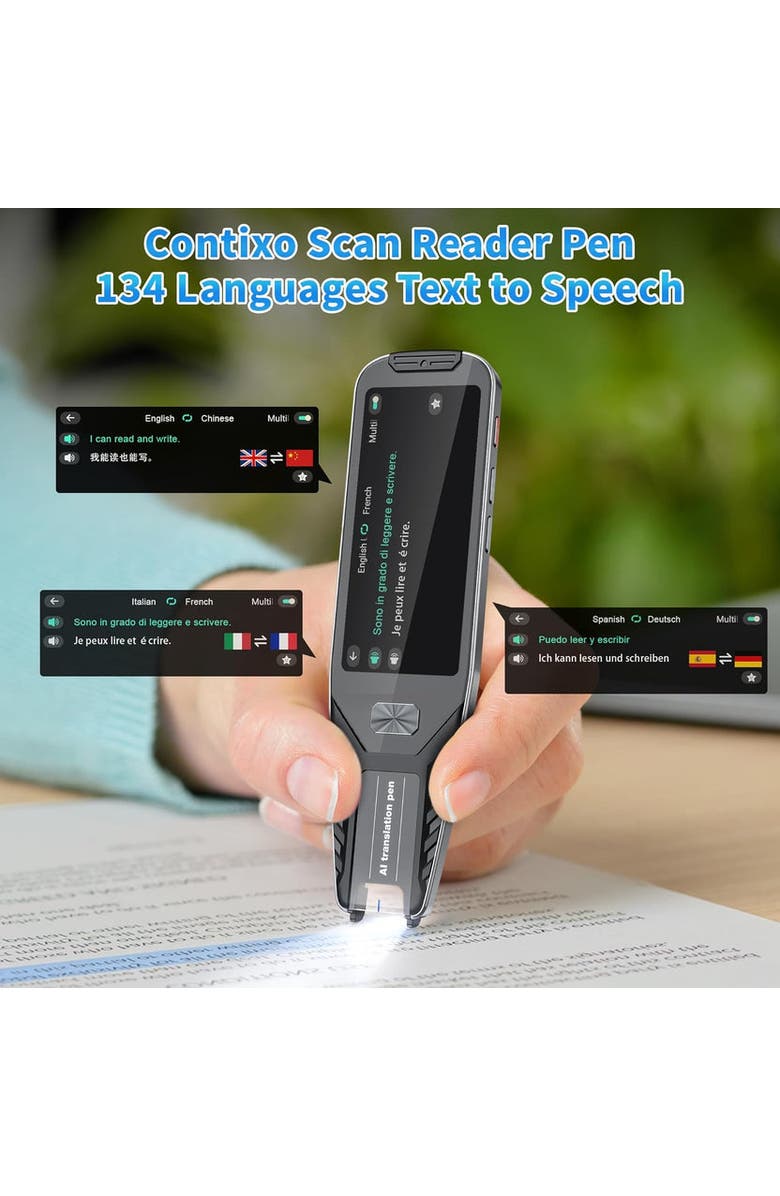 CONTIXO Translator Pen, Alternate, color, Grey