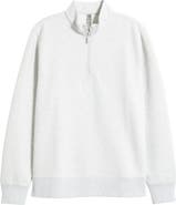 Zella Vital Fleece Quarter Zip Pullover