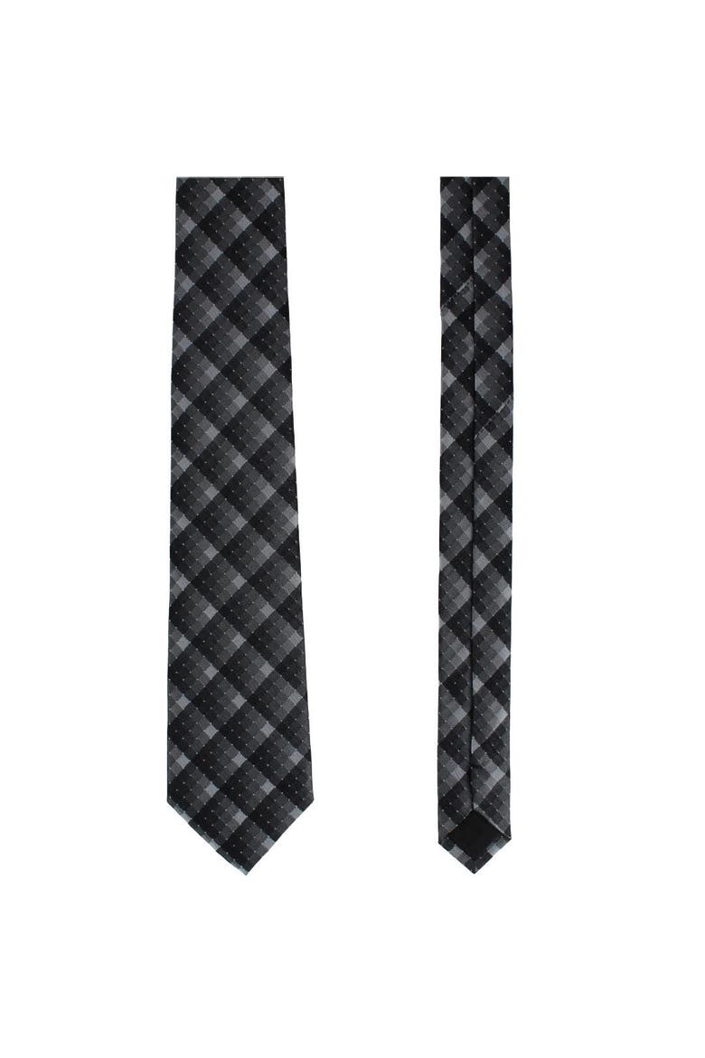 Maestro's Melody Mayhem Muscial Note Novelty Silk Necktie, Alternate, color, Black