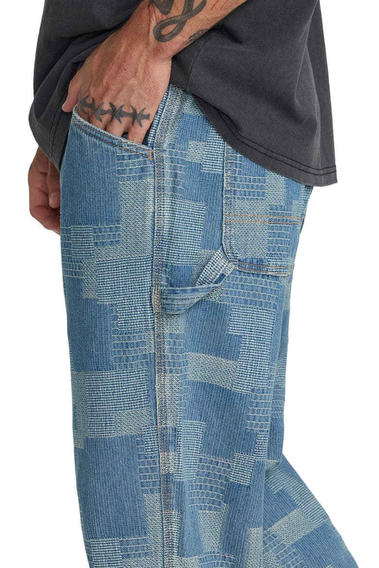 Boro Drawstring Waist Carpenter Pants, Alternate, color, BLEACHED INDIGO