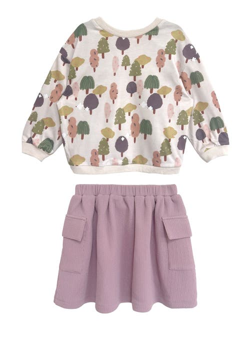 Mabel + Honey Kids'  Treehouse Two Piece Set In Multi