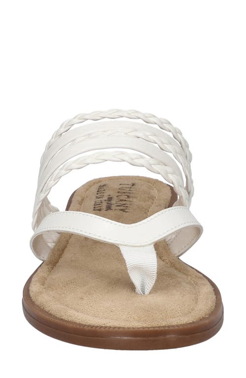 Tuscany By Easy Street® Anji Flip Flop In White