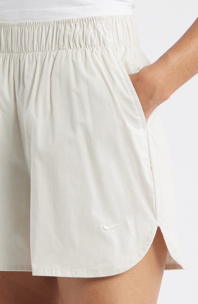 Nike Sportswear Chill Poplin Mid-Rise 5-Inch Shorts, Alternate, color, Lt Orewood Brn/ Lt Orewood Brn