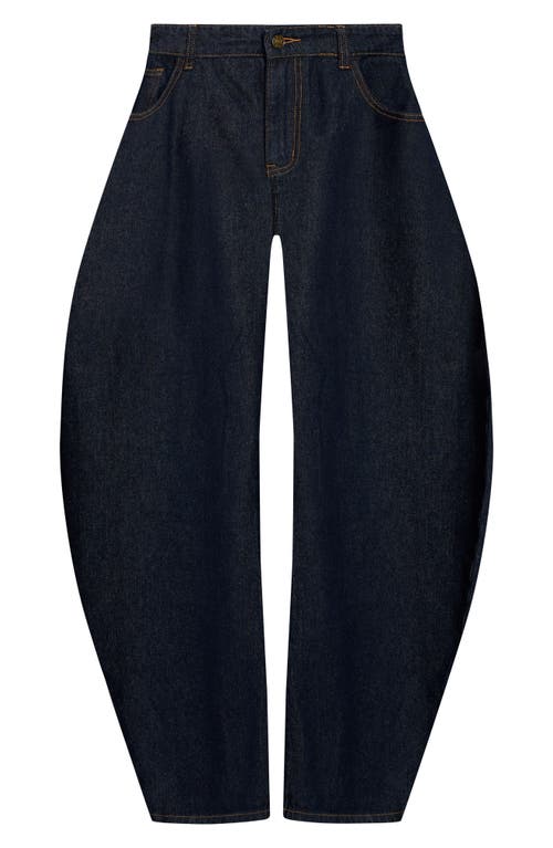 Shop Lioness Horseshoe Low Rise Barrel Leg Jeans