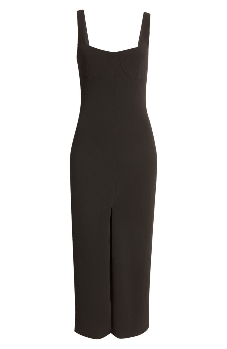 WAYF The Bravado Slit Front Maxi Dress, Alternate, color, 