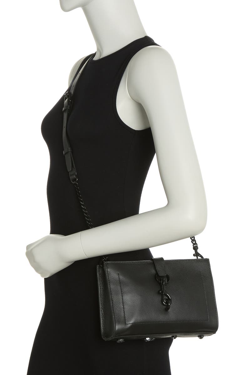 Rebecca Minkoff Rider Leather Crossbody Bag, Alternate, color,