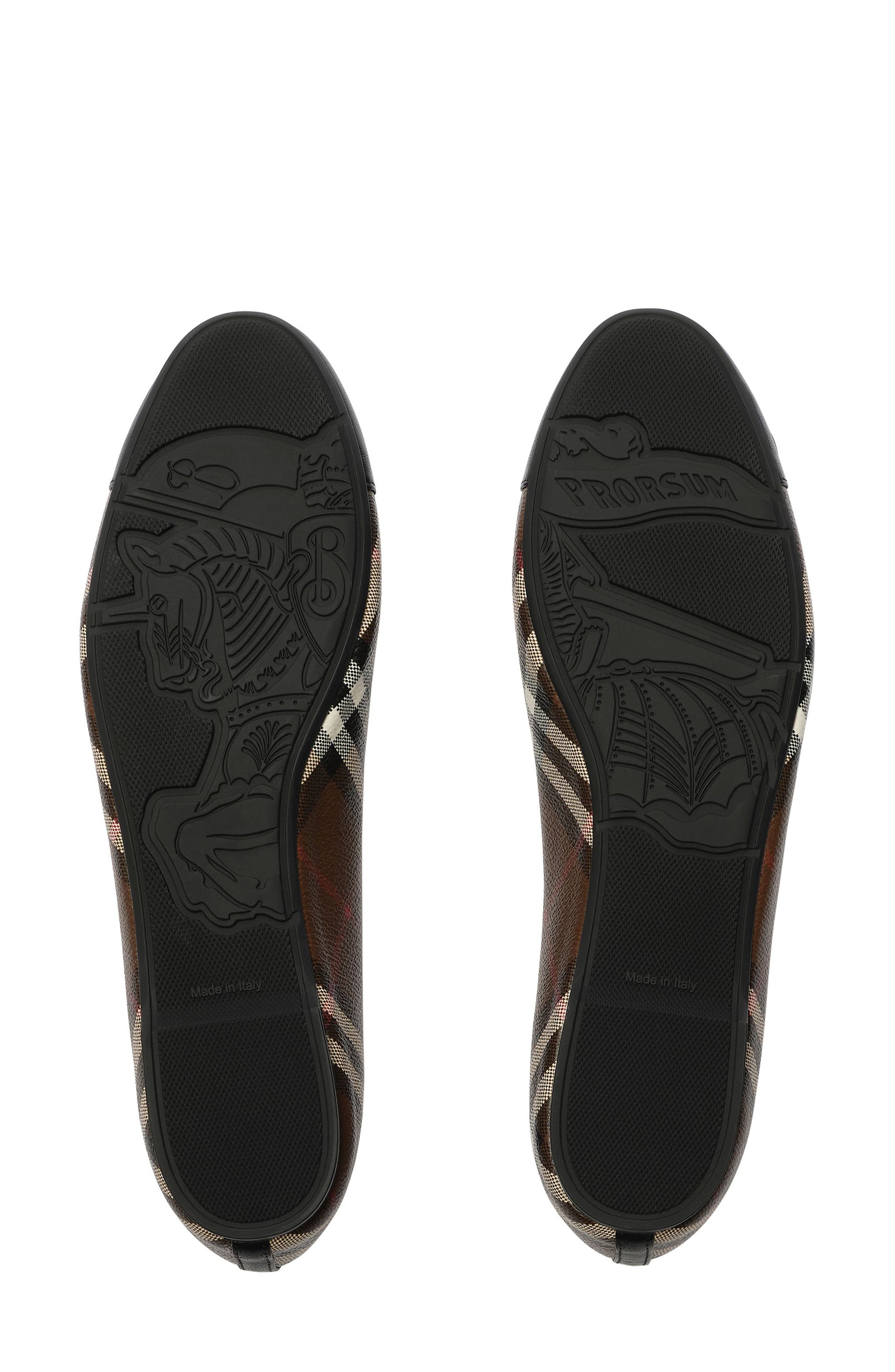 Highgate Ballerina Check Flat, Alternate, color, TOBACCO BROWN IP CHK
