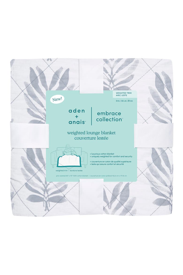 Embrace Lounge Weighted Blanket, Alternate, color, ZENITH