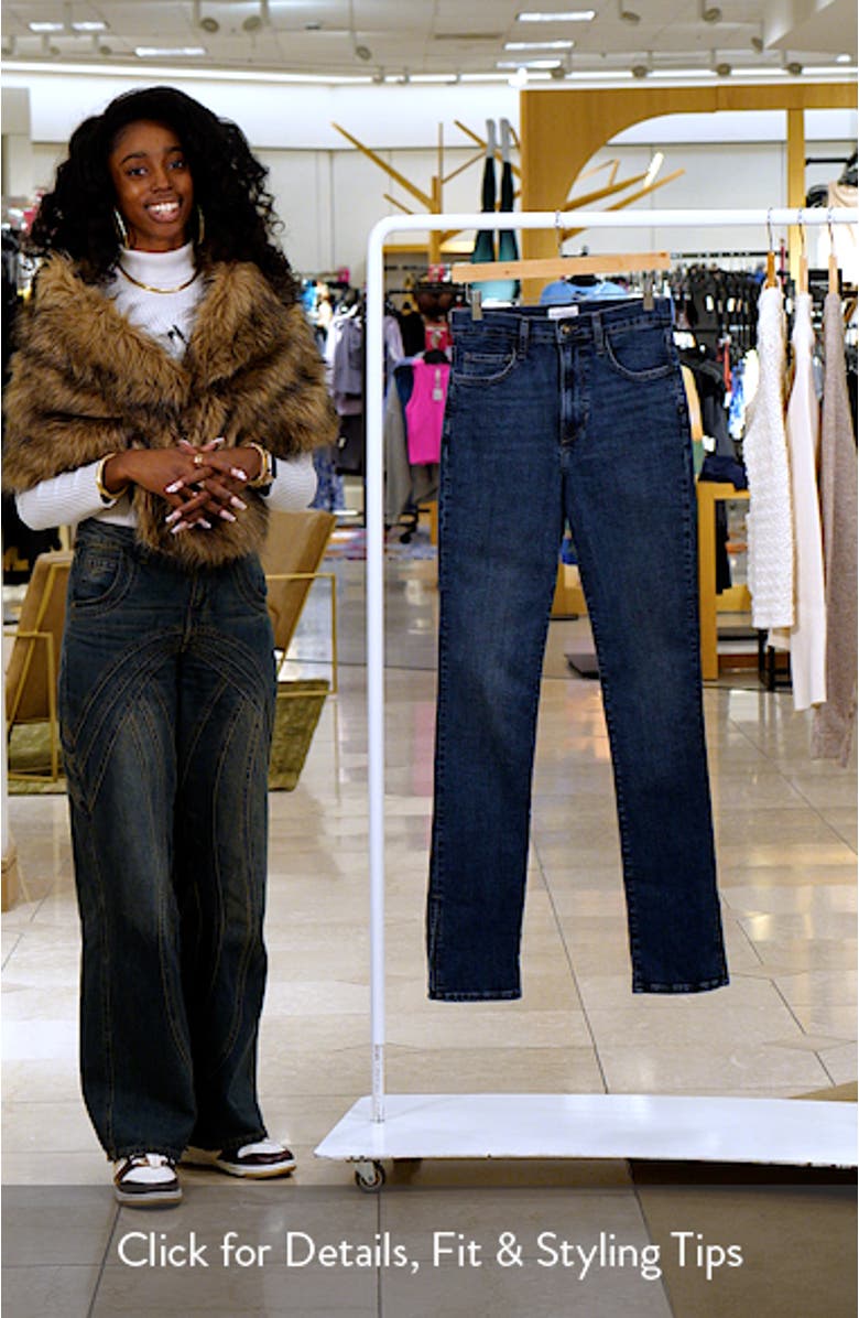 The Valentina High Waist Side Slit Jeans, sales video thumbnail