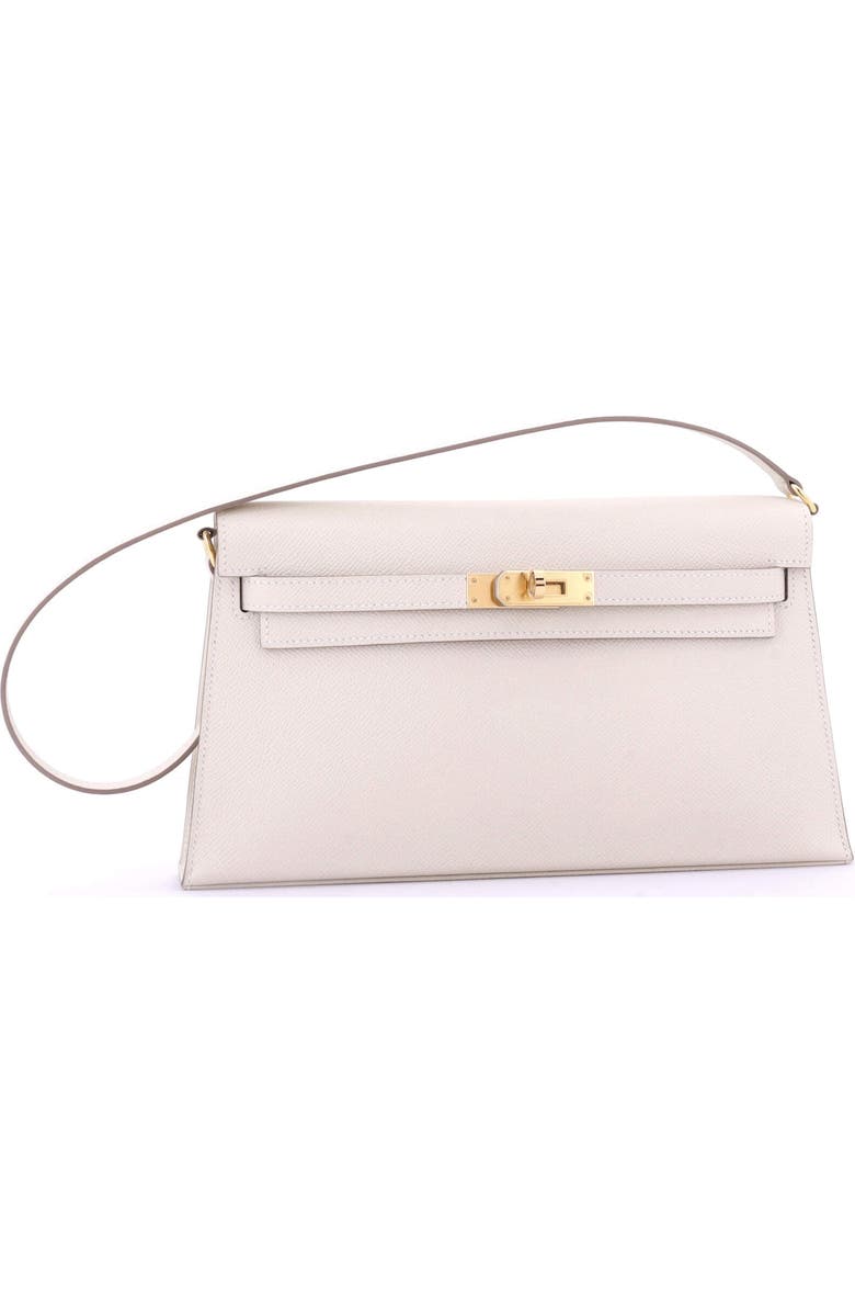 Pre-Owned Hermes Kelly Elan Shoulder Bag Epsom, Alternate, color, Craie