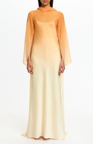 Significant Other Devlyn Ombré Long Sleeve Gown