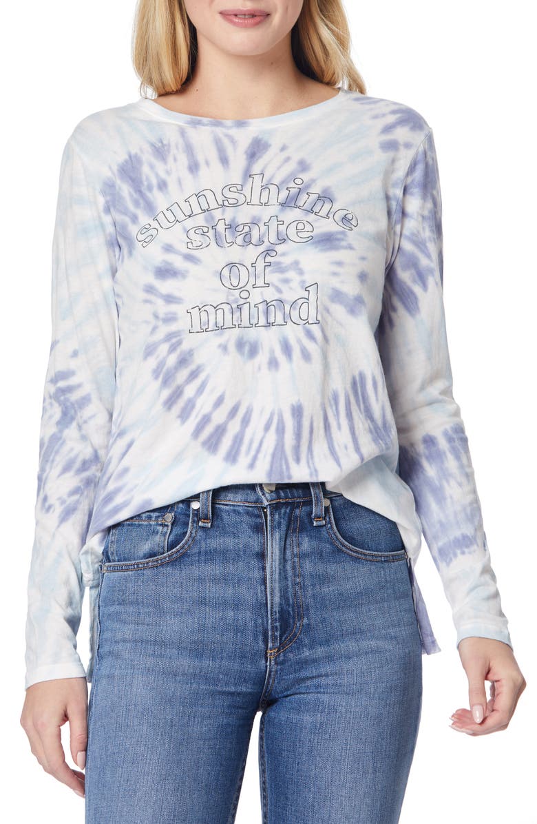 C & C California C&C California Aiden Tie Dye Long Sleeve Graphic Tee, Main, color,