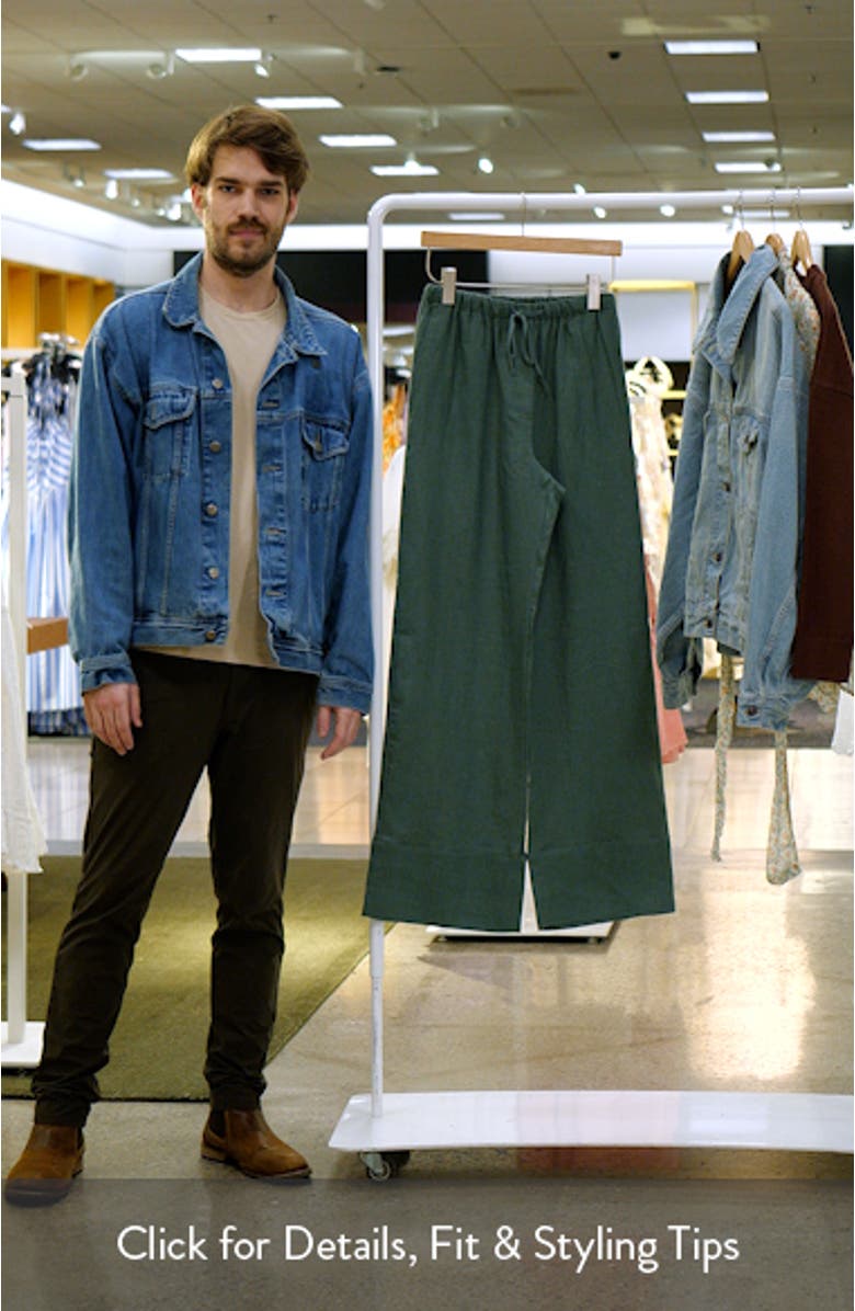 Musgo Linen Drawstring Pants, sales video thumbnail