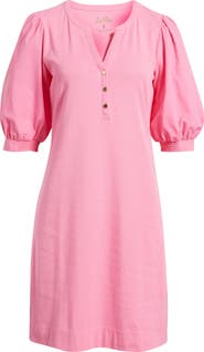 Lilly Pulitzer® Ronson Cotton Blend Mixed Media Dress