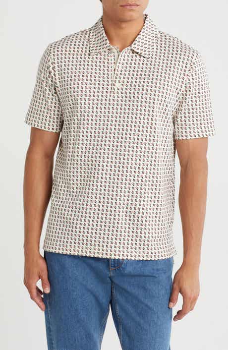 rag & bone Geo Print Cotton Polo