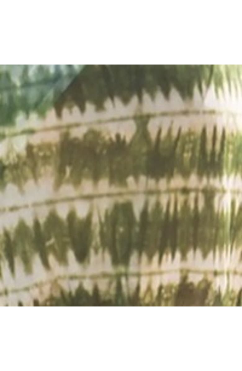 FASHION-SZN CURVE Curve Tie Dye Ruffle Resort Kaftan, Alternate, color, Green