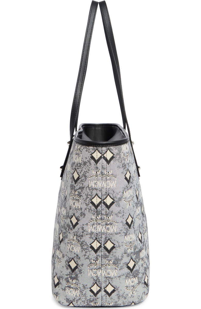 MCM Aren Tote, Alternate, color, Grey