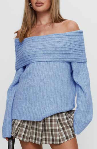 Princess Polly Snowie Off the Shoulder Sweater