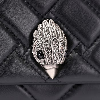 Small Long Kensington Quilted Leather Shoulder Bag