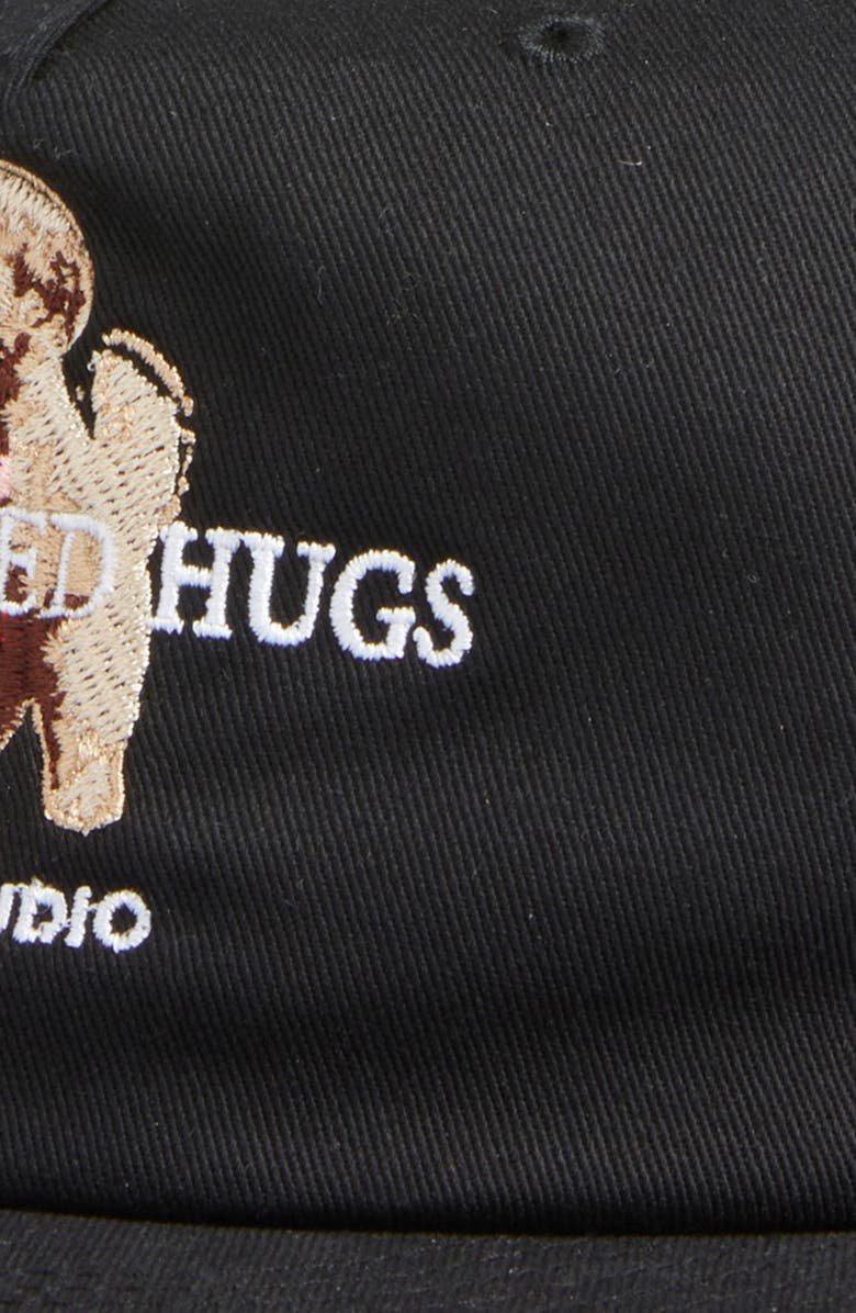 SANTO STUDIO Thugs Need Hugs Baseball Cap, Alternate, color, Black