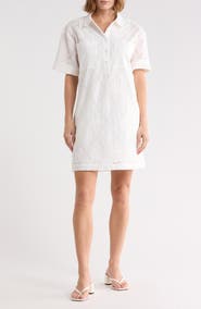 UGG® Inya Eyelet Polo Dress