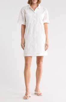 Inya Eyelet Polo Dress