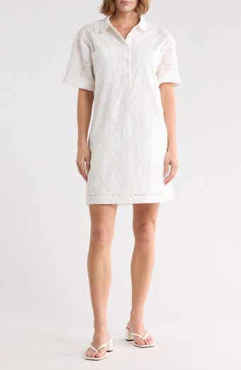Inya Eyelet Polo Dress