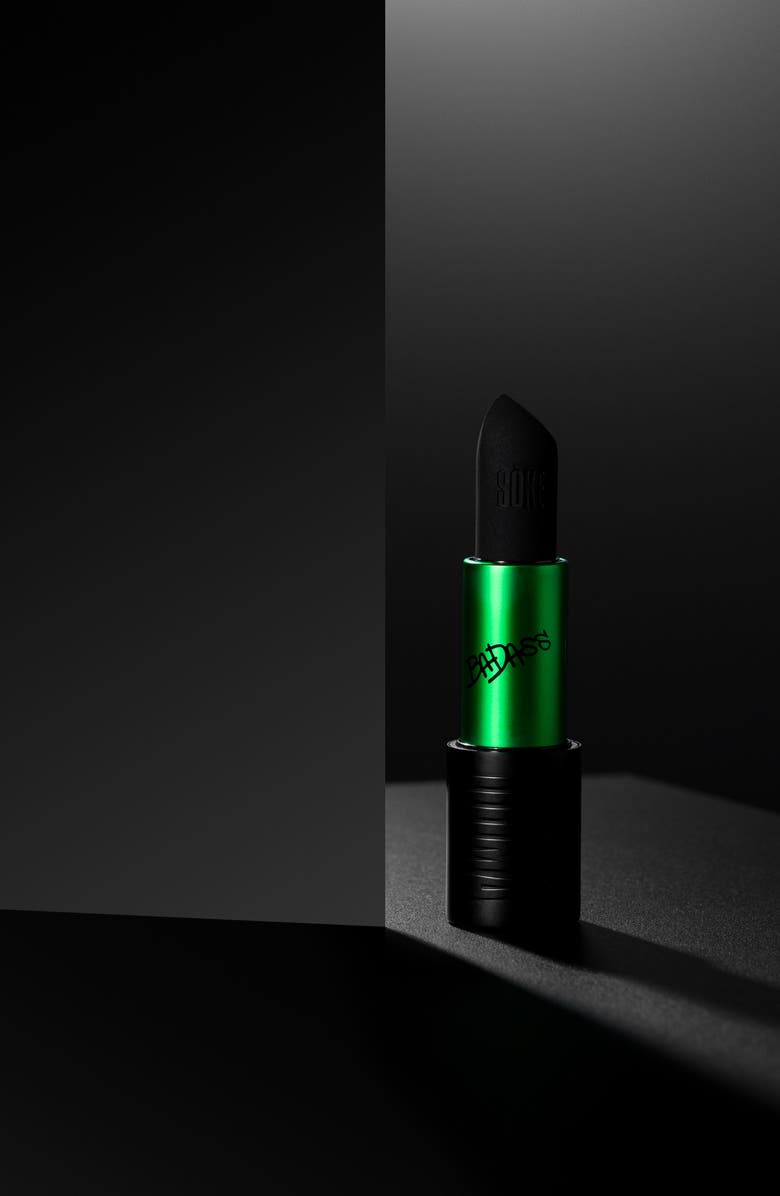 UOMA Beauty Make it Black Badass Icon Lipstick, Alternate, color, 