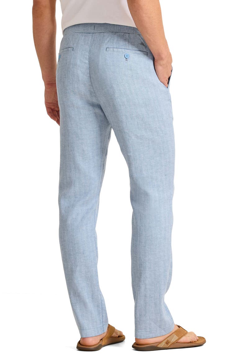 Beach Coast Stretch Linen & Cotton Pants, Alternate, color, OCEAN CITY