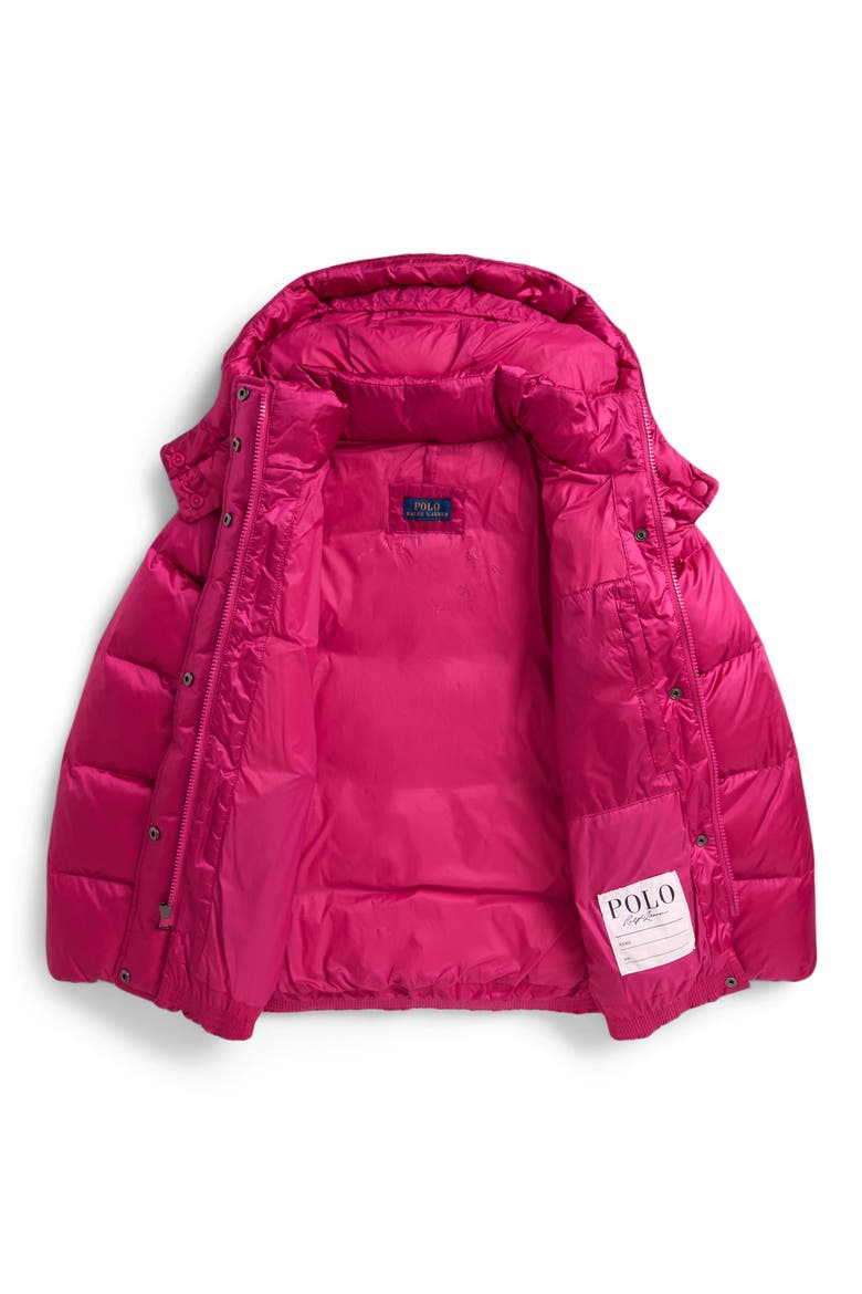 Polo Ralph Lauren Kids' Animated Down Puffer Jacket with Removable Hood ...