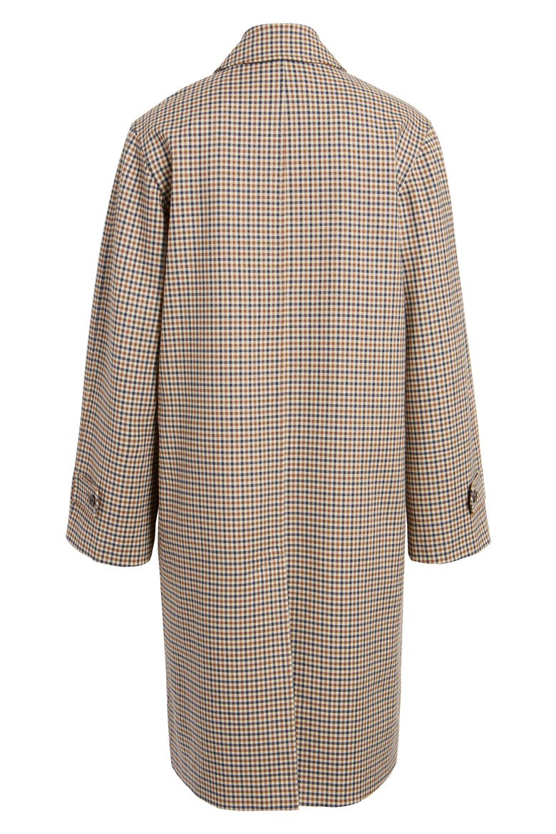 Watson Plaid Duster Coat, Alternate, color, TAN CHECK